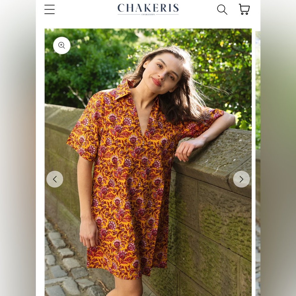 Chakeris Charleston Mini Anna Dress Size Small